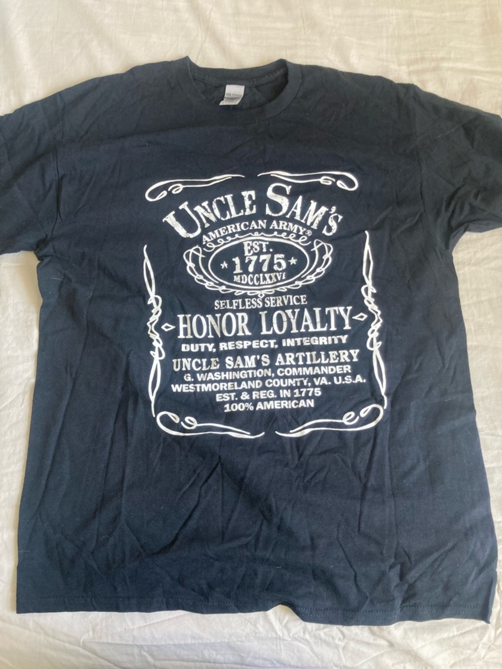 Uncle Sam's Navy Graphic Short Sleeve T-Shirt